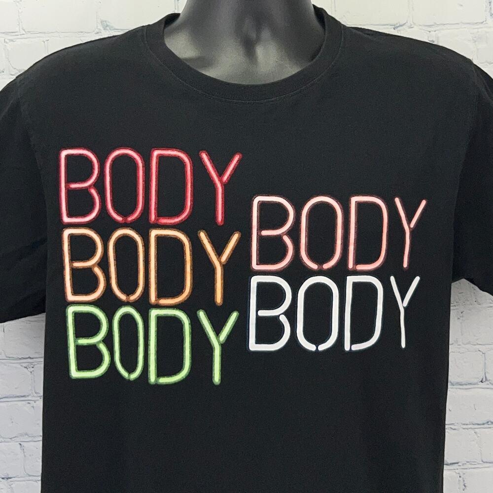 WeSC x Galantis Body T Shirt L Large Black EDM Electronic Dance Music Skater Tee